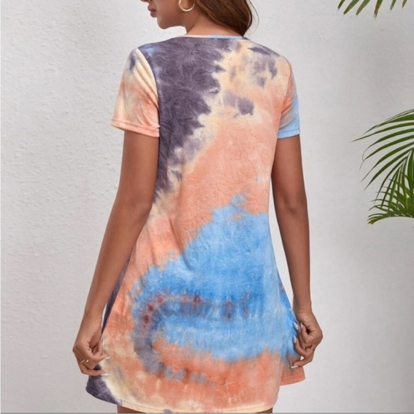 Casual Tie Dye Dress S,M,L - Picture 4 of 7